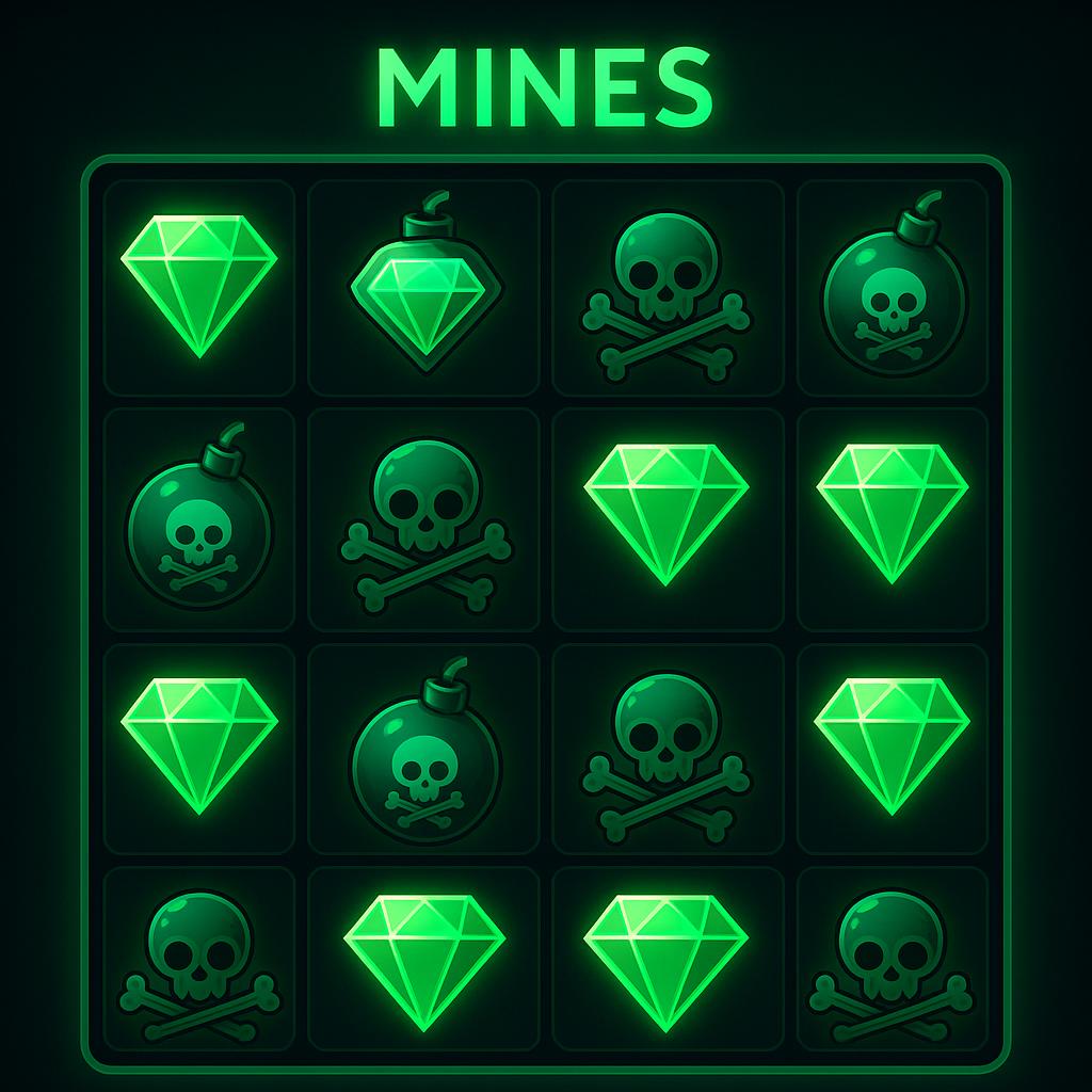 Mines - Campo minado com multiplicadores altos
